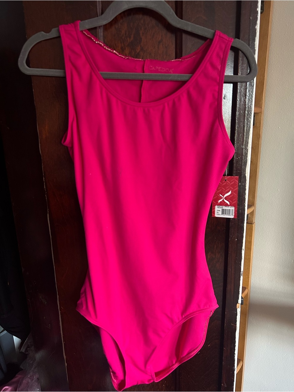 Capezio Solid Hot Pink Leotard One-Piece